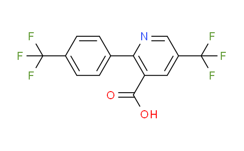 5-(Trifluoromethyl)-2-(4-(trifluoromethyl)phenyl)nicotinic acid