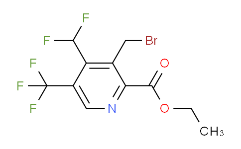 AM74821 | 1361471-03-5 | Ethyl 3-(bromomethyl)-4-(difluoromethyl)-5-(trifluoromethyl)pyridine-2-carboxylate