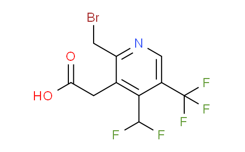 AM74823 | 1361704-91-7 | 2-(Bromomethyl)-4-(difluoromethyl)-5-(trifluoromethyl)pyridine-3-acetic acid