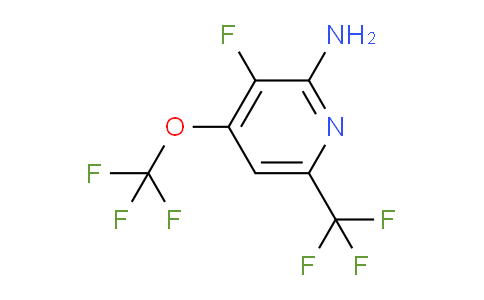 2-Amino-3-fluoro-4-(trifluoromethoxy)-6-(trifluoromethyl)pyridine