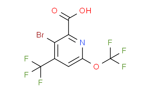 AM74849 | 1803963-43-0 | 3-Bromo-6-(trifluoromethoxy)-4-(trifluoromethyl)pyridine-2-carboxylic acid
