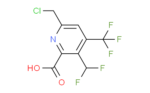AM74951 | 1361865-33-9 | 6-(Chloromethyl)-3-(difluoromethyl)-4-(trifluoromethyl)pyridine-2-carboxylic acid