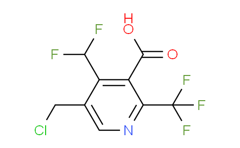 AM74953 | 1361490-80-3 | 5-(Chloromethyl)-4-(difluoromethyl)-2-(trifluoromethyl)pyridine-3-carboxylic acid