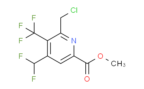 Methyl 2-(chloromethyl)-4-(difluoromethyl)-3-(trifluoromethyl)pyridine-6-carboxylate