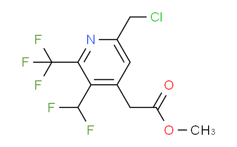 AM74967 | 1361851-70-8 | Methyl 6-(chloromethyl)-3-(difluoromethyl)-2-(trifluoromethyl)pyridine-4-acetate