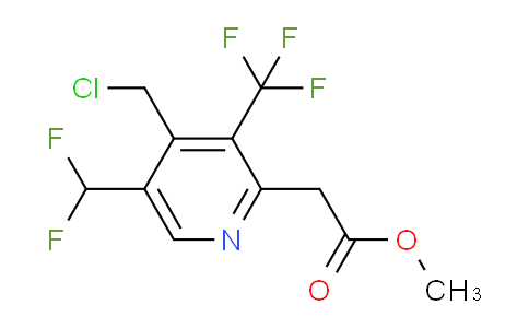 AM74969 | 1361492-21-8 | Methyl 4-(chloromethyl)-5-(difluoromethyl)-3-(trifluoromethyl)pyridine-2-acetate