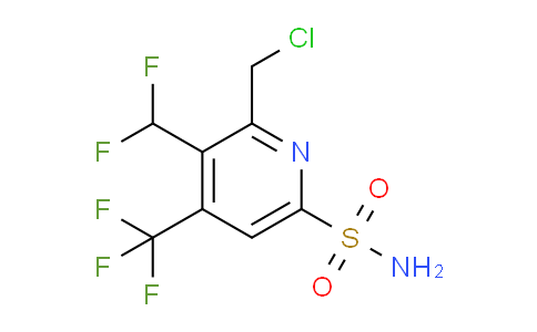 AM74971 | 1361879-87-9 | 2-(Chloromethyl)-3-(difluoromethyl)-4-(trifluoromethyl)pyridine-6-sulfonamide