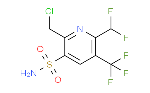 AM74972 | 1361896-34-5 | 2-(Chloromethyl)-6-(difluoromethyl)-5-(trifluoromethyl)pyridine-3-sulfonamide