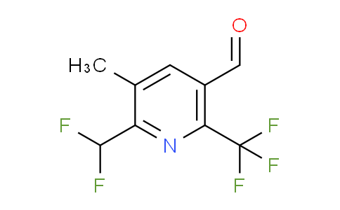 2-(Difluoromethyl)-3-methyl-6-(trifluoromethyl)pyridine-5-carboxaldehyde