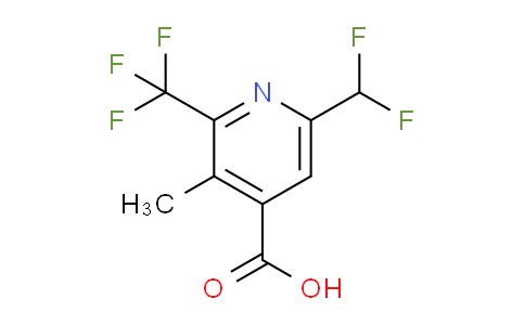 6-(Difluoromethyl)-3-methyl-2-(trifluoromethyl)pyridine-4-carboxylic acid
