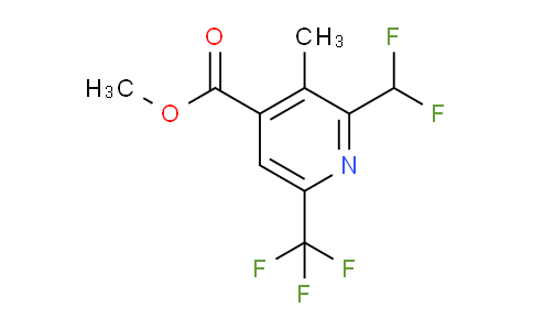 Methyl 2-(difluoromethyl)-3-methyl-6-(trifluoromethyl)pyridine-4-carboxylate