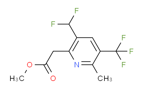 AM75000 | 1361890-68-7 | Methyl 5-(difluoromethyl)-2-methyl-3-(trifluoromethyl)pyridine-6-acetate