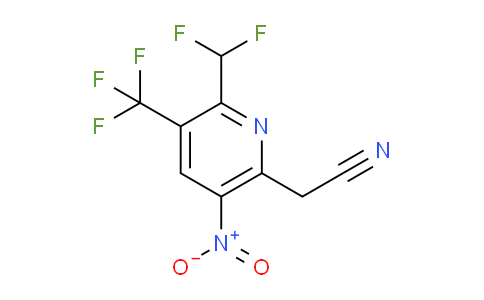 AM75002 | 1361497-85-9 | 2-(Difluoromethyl)-5-nitro-3-(trifluoromethyl)pyridine-6-acetonitrile
