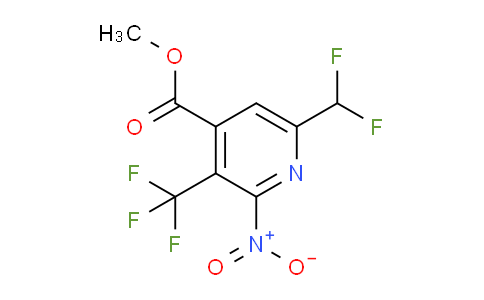 AM75010 | 1361917-94-3 | Methyl 6-(difluoromethyl)-2-nitro-3-(trifluoromethyl)pyridine-4-carboxylate