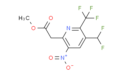 AM75013 | 1361856-44-1 | Methyl 3-(difluoromethyl)-5-nitro-2-(trifluoromethyl)pyridine-6-acetate