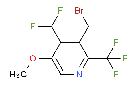 3-(Bromomethyl)-4-(difluoromethyl)-5-methoxy-2-(trifluoromethyl)pyridine