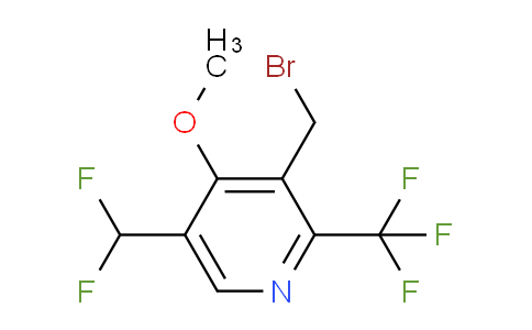 3-(Bromomethyl)-5-(difluoromethyl)-4-methoxy-2-(trifluoromethyl)pyridine