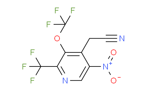 AM75056 | 1361811-32-6 | 5-Nitro-3-(trifluoromethoxy)-2-(trifluoromethyl)pyridine-4-acetonitrile