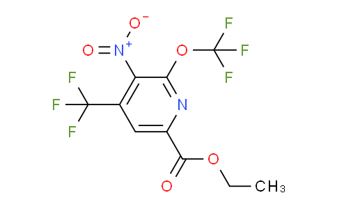 AM75062 | 1361922-66-8 | Ethyl 3-nitro-2-(trifluoromethoxy)-4-(trifluoromethyl)pyridine-6-carboxylate