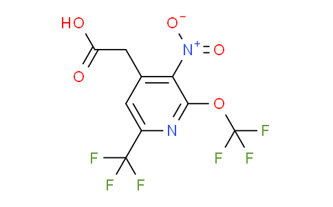 AM75064 | 1361922-89-5 | 3-Nitro-2-(trifluoromethoxy)-6-(trifluoromethyl)pyridine-4-acetic acid