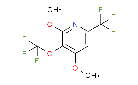 AM75086 | 1804466-11-2 | 2,4-Dimethoxy-3-(trifluoromethoxy)-6-(trifluoromethyl)pyridine