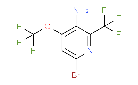 AM75089 | 1805932-63-1 | 3-Amino-6-bromo-4-(trifluoromethoxy)-2-(trifluoromethyl)pyridine