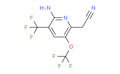AM75100 | 1803948-98-2 | 2-Amino-5-(trifluoromethoxy)-3-(trifluoromethyl)pyridine-6-acetonitrile