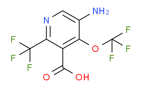 AM75108 | 1804378-20-8 | 5-Amino-4-(trifluoromethoxy)-2-(trifluoromethyl)pyridine-3-carboxylic acid