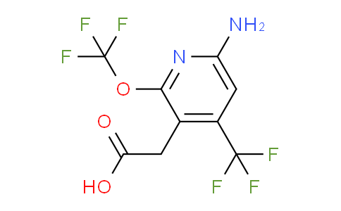 AM75120 | 1806213-19-3 | 6-Amino-2-(trifluoromethoxy)-4-(trifluoromethyl)pyridine-3-acetic acid