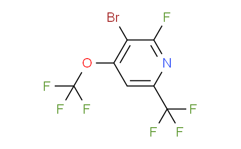 AM75132 | 1803968-43-5 | 3-Bromo-2-fluoro-4-(trifluoromethoxy)-6-(trifluoromethyl)pyridine