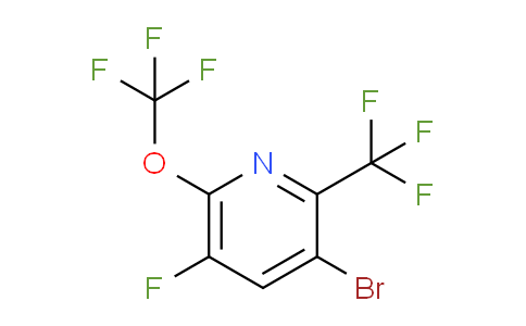 AM75136 | 1803968-63-9 | 3-Bromo-5-fluoro-6-(trifluoromethoxy)-2-(trifluoromethyl)pyridine