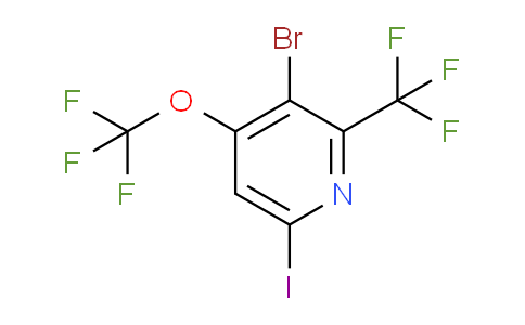 AM75145 | 1803999-65-6 | 3-Bromo-6-iodo-4-(trifluoromethoxy)-2-(trifluoromethyl)pyridine