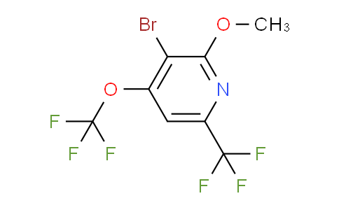 3-Bromo-2-methoxy-4-(trifluoromethoxy)-6-(trifluoromethyl)pyridine