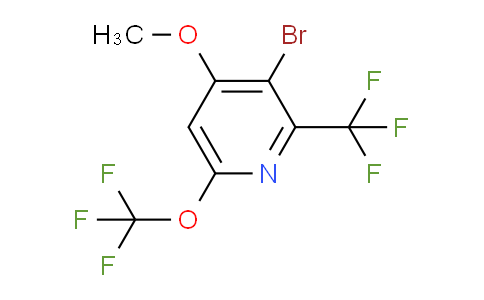 AM75149 | 1806224-40-7 | 3-Bromo-4-methoxy-6-(trifluoromethoxy)-2-(trifluoromethyl)pyridine