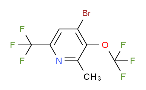AM75153 | 1804393-42-7 | 4-Bromo-2-methyl-3-(trifluoromethoxy)-6-(trifluoromethyl)pyridine