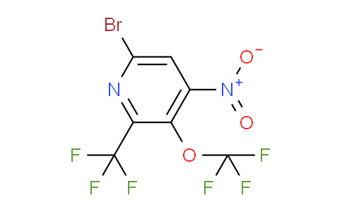 AM75156 | 1803469-63-7 | 6-Bromo-4-nitro-3-(trifluoromethoxy)-2-(trifluoromethyl)pyridine
