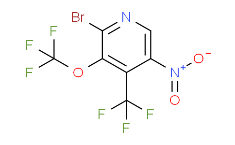 2-Bromo-5-nitro-3-(trifluoromethoxy)-4-(trifluoromethyl)pyridine
