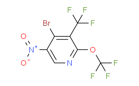 4-Bromo-5-nitro-2-(trifluoromethoxy)-3-(trifluoromethyl)pyridine