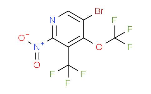 5-Bromo-2-nitro-4-(trifluoromethoxy)-3-(trifluoromethyl)pyridine