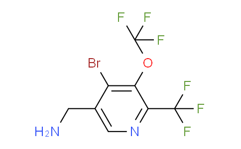 5-(Aminomethyl)-4-bromo-3-(trifluoromethoxy)-2-(trifluoromethyl)pyridine
