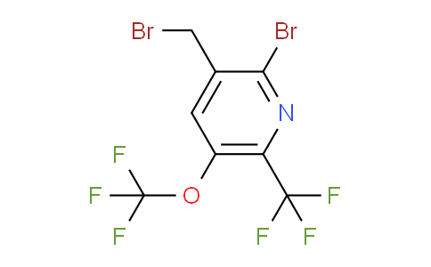 AM75168 | 1806097-67-5 | 2-Bromo-3-(bromomethyl)-5-(trifluoromethoxy)-6-(trifluoromethyl)pyridine