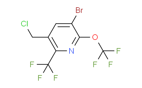AM75175 | 1806095-06-6 | 3-Bromo-5-(chloromethyl)-2-(trifluoromethoxy)-6-(trifluoromethyl)pyridine