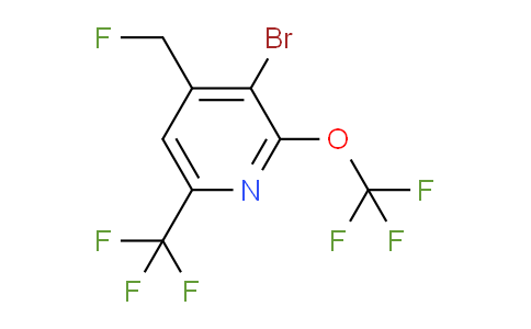 AM75180 | 1803927-76-5 | 3-Bromo-4-(fluoromethyl)-2-(trifluoromethoxy)-6-(trifluoromethyl)pyridine