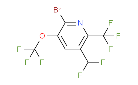AM75182 | 1804548-41-1 | 2-Bromo-5-(difluoromethyl)-3-(trifluoromethoxy)-6-(trifluoromethyl)pyridine