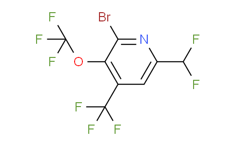 AM75183 | 1806220-83-6 | 2-Bromo-6-(difluoromethyl)-3-(trifluoromethoxy)-4-(trifluoromethyl)pyridine
