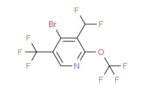 AM75184 | 1803525-85-0 | 4-Bromo-3-(difluoromethyl)-2-(trifluoromethoxy)-5-(trifluoromethyl)pyridine