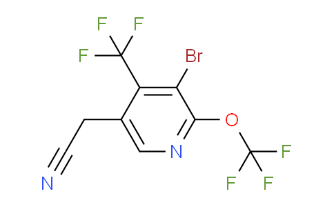 AM75188 | 1804549-01-6 | 3-Bromo-2-(trifluoromethoxy)-4-(trifluoromethyl)pyridine-5-acetonitrile