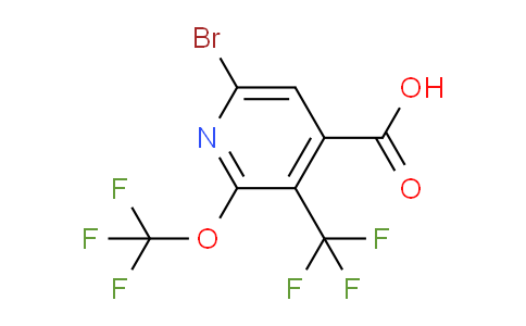 AM75199 | 1804727-60-3 | 6-Bromo-2-(trifluoromethoxy)-3-(trifluoromethyl)pyridine-4-carboxylic acid