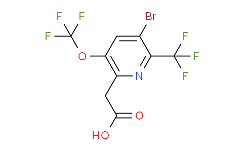 AM75205 | 1804446-17-0 | 3-Bromo-5-(trifluoromethoxy)-2-(trifluoromethyl)pyridine-6-acetic acid