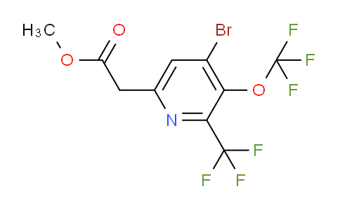 AM75211 | 1806238-73-2 | Methyl 4-bromo-3-(trifluoromethoxy)-2-(trifluoromethyl)pyridine-6-acetate